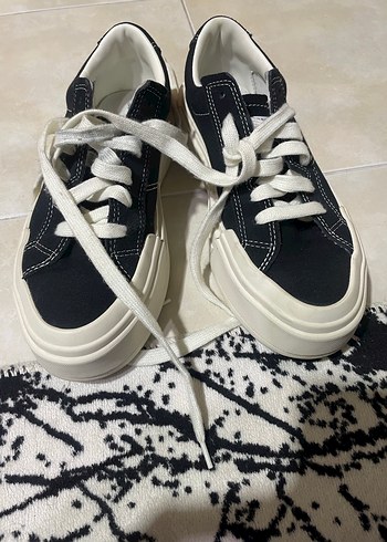 Kadın Platform Topuklu Beyaz Spor Ayakkabı - Görsel 4