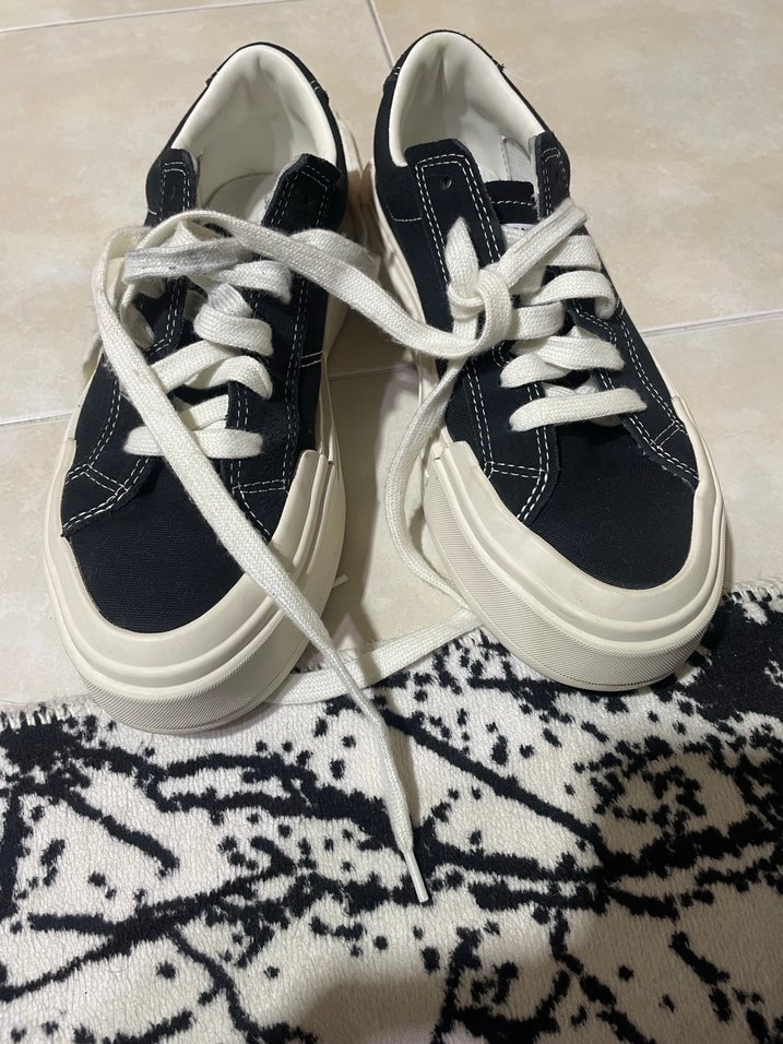 Kadın Platform Topuklu Beyaz Spor Ayakkabı - Görsel 4