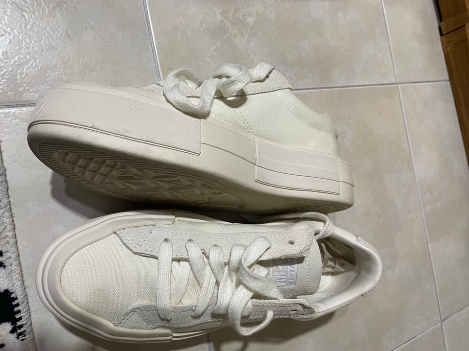 Beyaz Platform Topuklu Kadın Spor Ayakkabı - Görsel 2