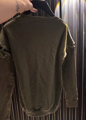 Diğer Kol detay haki Kadın Sweatshirt
