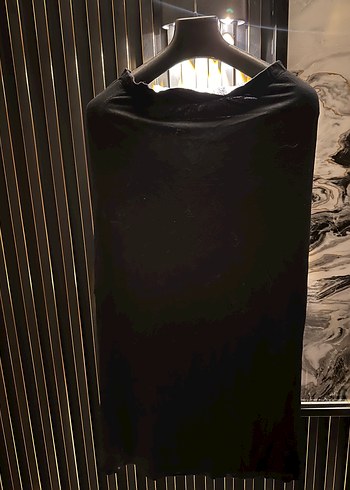 Yirtmaçlı Uzun Kadın Etek - Görsel 4