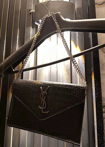 Yılan Derisi Desenli Zincir Detaylı - Görsel 2