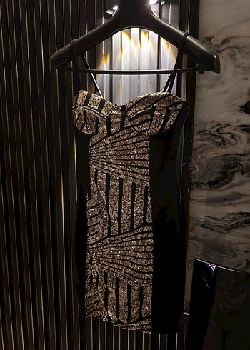 Payet Detaylı Strappy Elbise - Görsel 3