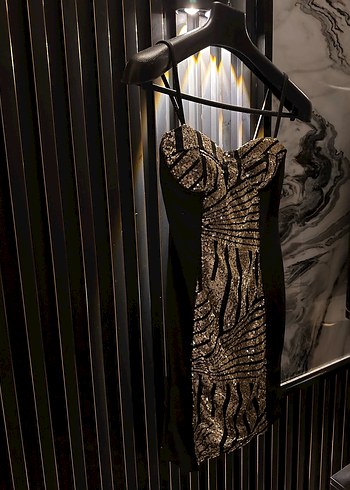 Payet Detaylı Strappy Elbise - Görsel 2