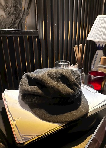 Siyah Örgü Yün Kadın Şapka - Görsel 2