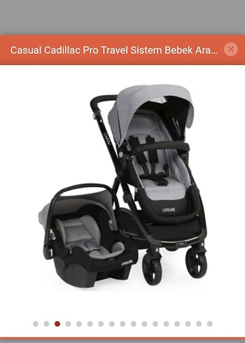 Casual Nest Casual Cadillac Pro Gri Bebek Arabası