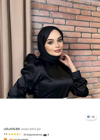 şifon şal