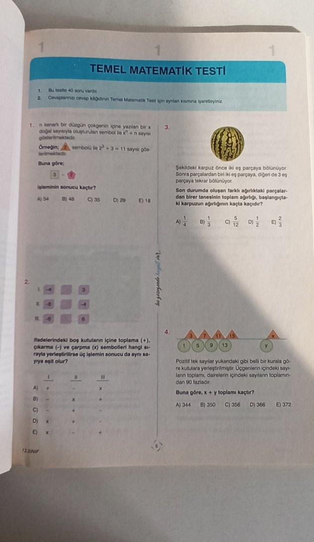 Gezegen 10 Matematik TYT Denemesi Kitabı - Görsel 2