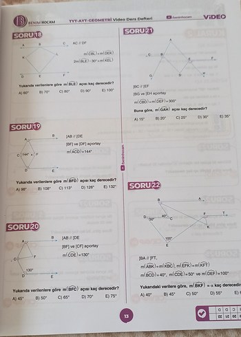 Benim Hocam TYT-AYT Geometri Video Ders Defteri - Görsel 3