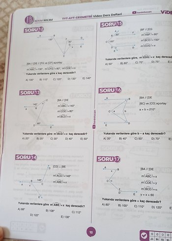 Benim Hocam TYT-AYT Geometri Video Ders Defteri - Görsel 2