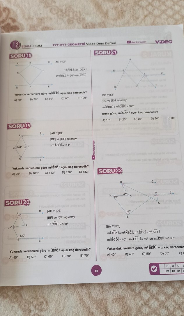 Benim Hocam TYT-AYT Geometri Video Ders Defteri - Görsel 3