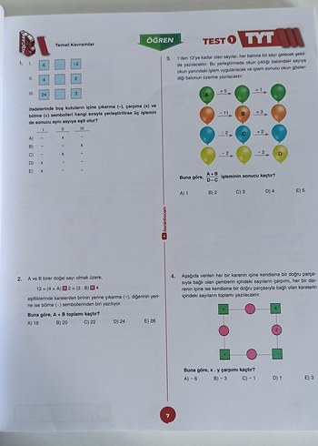 Benim Hocam TYT  Matematik Soru Bankası - Görsel 2