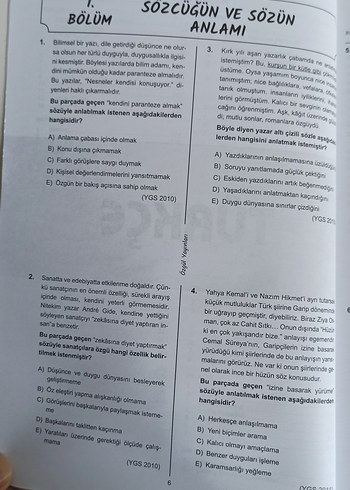 TYT Tüm Dersler Çıkmış Sorular Kitabı - Görsel 2