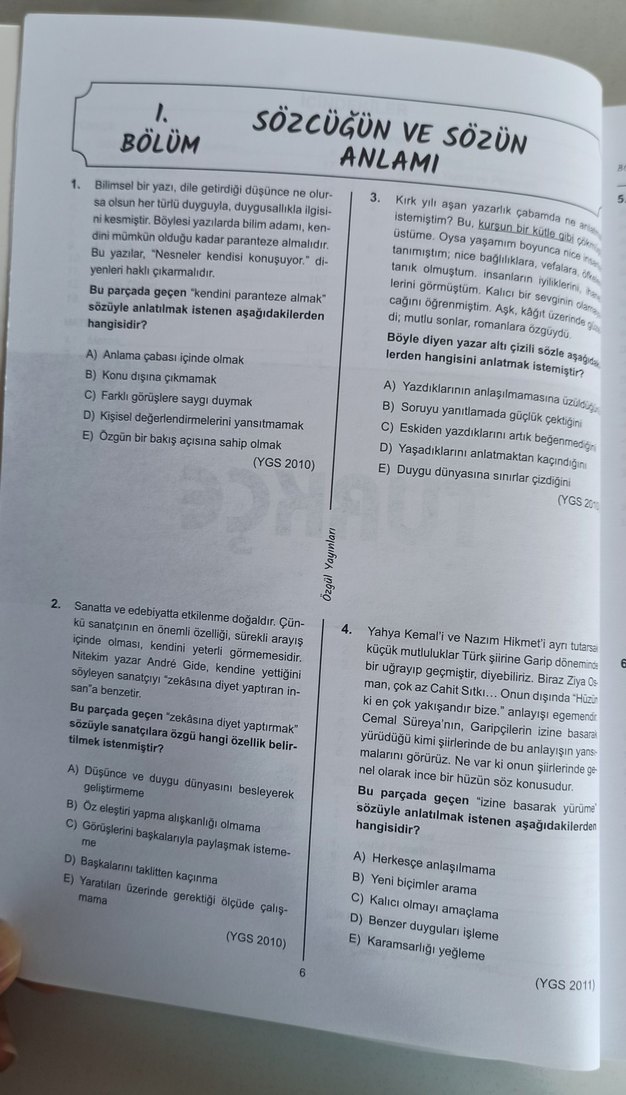 TYT Tüm Dersler Çıkmış Sorular Kitabı - Görsel 2