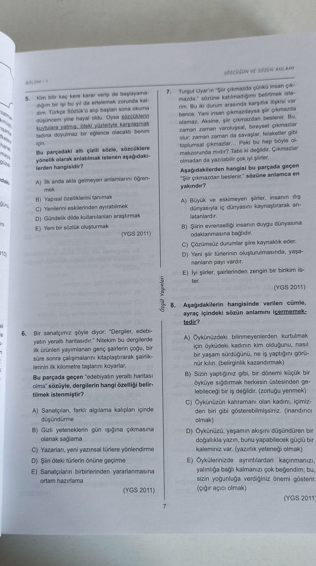TYT Tüm Dersler Çıkmış Sorular Kitabı - Görsel 3