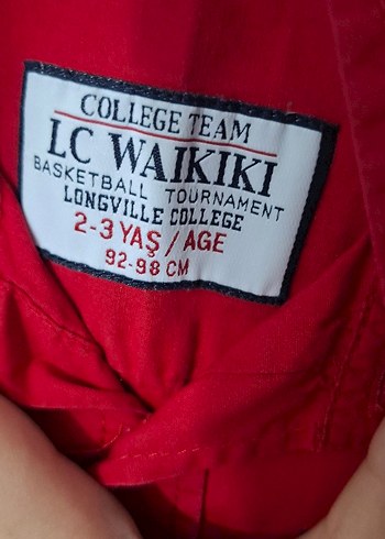 Erkek Çocuk Kısa Kollu Kırmızı Gömlek - Görsel 4