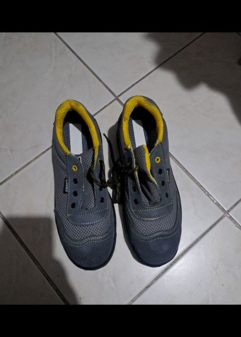 Gri Süet Çelik Burunlu İş Güvenliği Ayakkabısı - Görsel 3