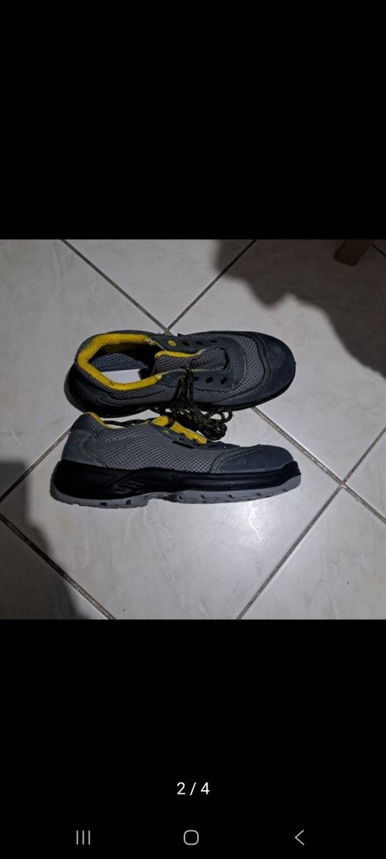 Gri Süet Çelik Burunlu İş Güvenliği Ayakkabısı - Görsel 2