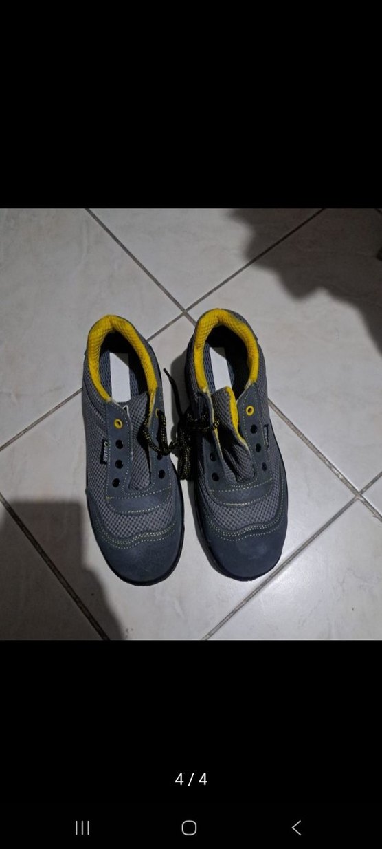 Gri Süet Çelik Burunlu İş Güvenliği Ayakkabısı - Görsel 3