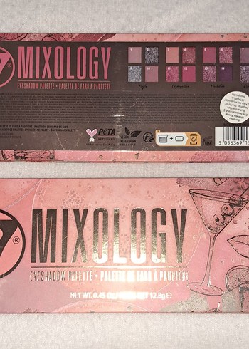 W7  Far Paleti Mixology Göz Farı Paleti - Canlı Pembe Tonlar - Görsel 4