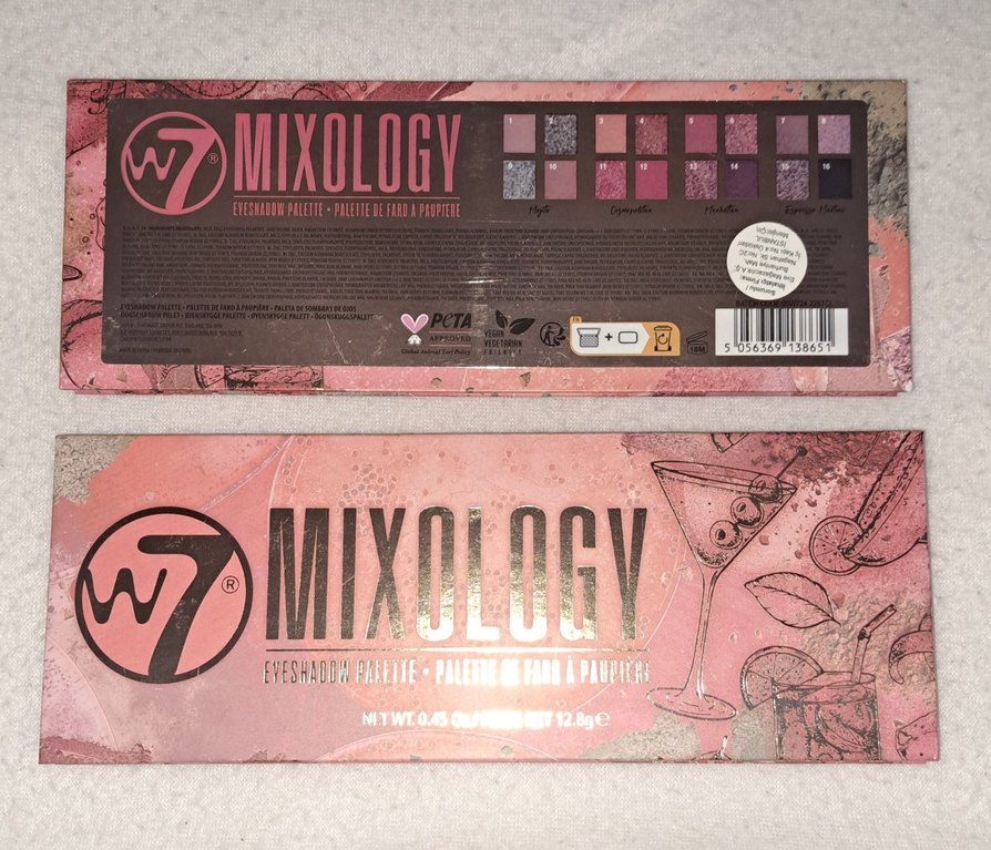 W7  Far Paleti Mixology Göz Farı Paleti - Canlı Pembe Tonlar - Görsel 4