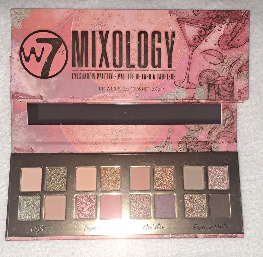 W7  Far Paleti Mixology Göz Farı Paleti - Canlı Pembe Tonlar - Görsel 3