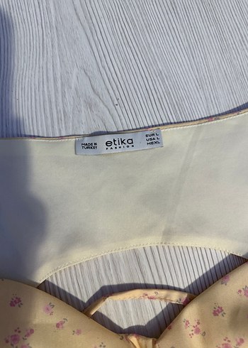 Diğer Bej Vintage Bohem Mini Elbise