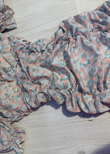 l Beden Çok Renkli Tie-Dye Mini Etek