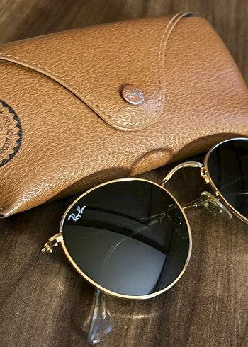 Gold Yuvarlak Kemik Kadın Güneş Gözlüğü - Görsel 3