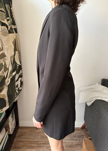 siyah renk ceket elbise - Görsel 2