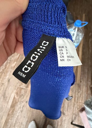 Mavi Uzun Kollu Kadın Triko - Görsel 4