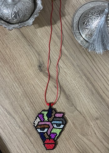 Accessorize Renkli Boncuklu Etnik Uzun Kadın Kolyesi