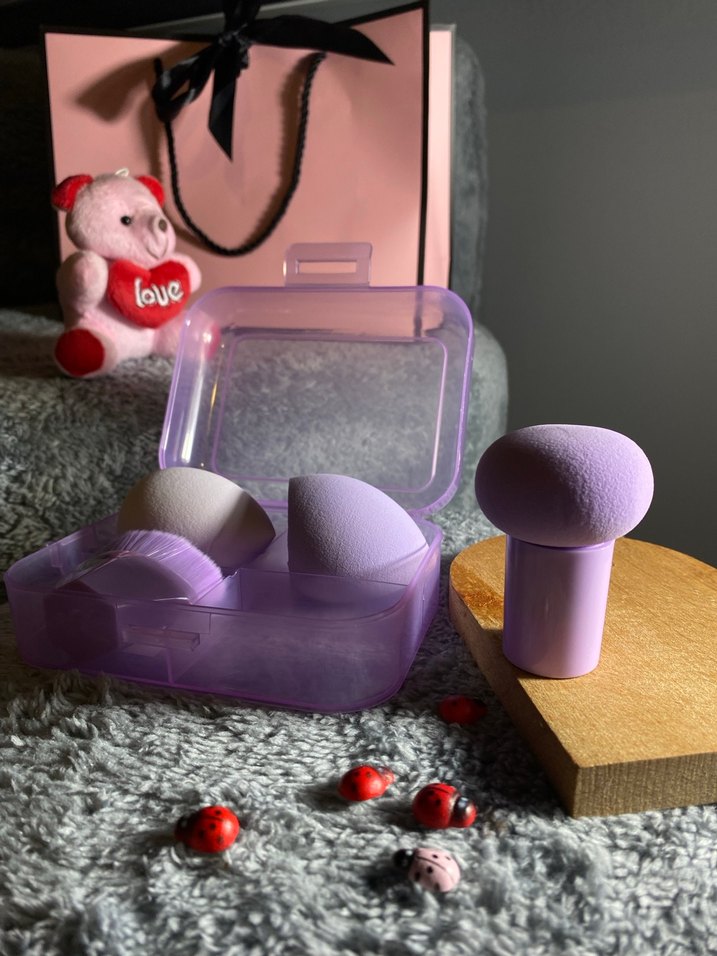 Pastel Mor Makyaj Süngeri Seti - Görsel 2