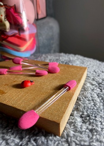 Renkli Pembe Makyaj Süngeri Seti - Görsel 3