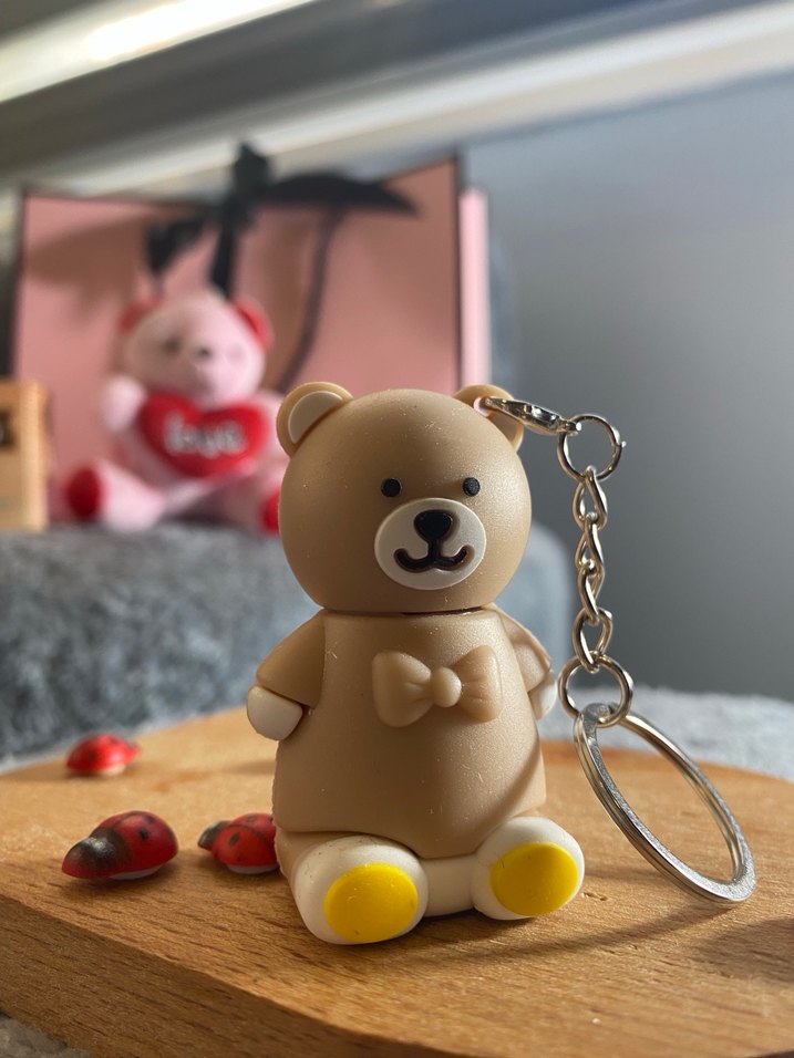 Ayıcık Kapatıcı Anahtarlık - Görsel 3