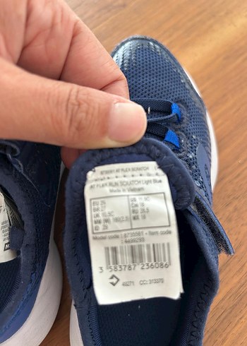 Decathlon Erkek Çocuk Lacivert Cırtcırtlı Spor Ayakkabı