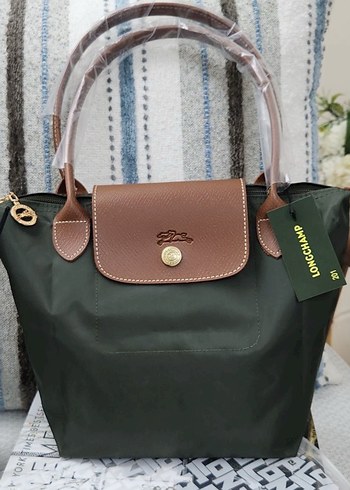 Longchamp Kahverengi ve siyah Kadın Omuz Çantası