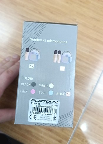 Beyaz Renkli Bluetooth Karaoke Hoparlör - Görsel 2