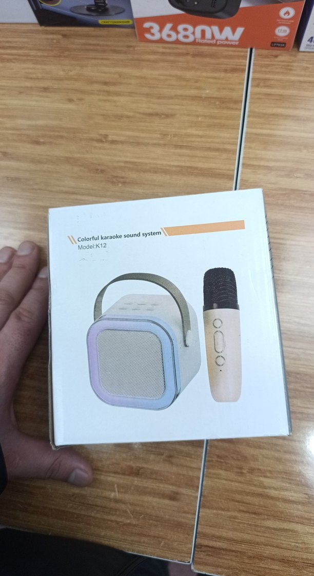 Beyaz Renkli Bluetooth Karaoke Hoparlör - Görsel 3