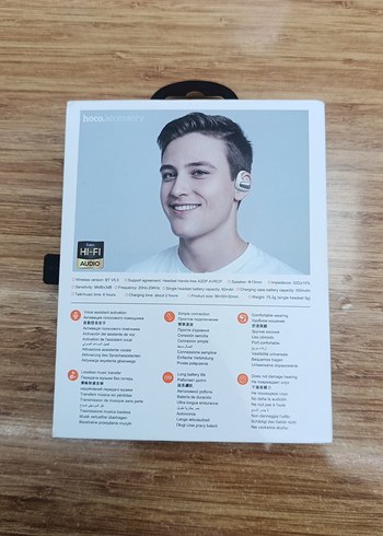 Hoco EA4 Beyaz Açık Kulak Kablosuz Kulaklık - Görsel 2