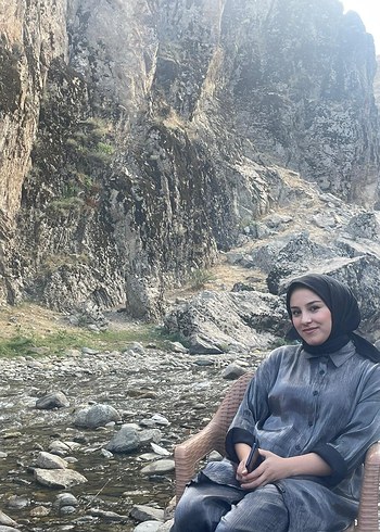 Gri Uzun Kollu Etnik Desenli Kadın Tunik - Görsel 3