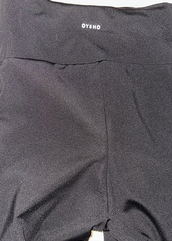 Siyah, İçi İnce Pamuklu, Oysho Kadın Tayt - Görsel 2