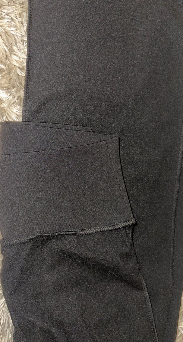 Siyah, İçi İnce Pamuklu, Oysho Kadın Tayt - Görsel 3