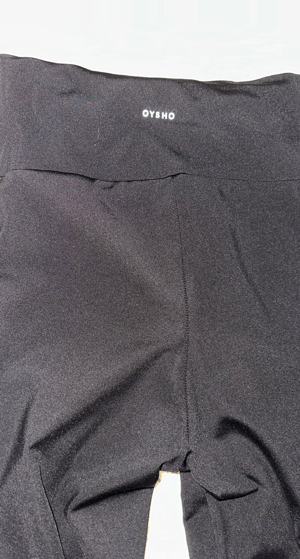 Siyah, İçi İnce Pamuklu, Oysho Kadın Tayt - Görsel 2
