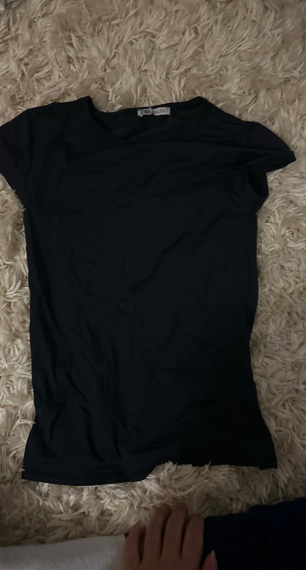 Lacivert Zara Kısa Kollu Body - Görsel 2