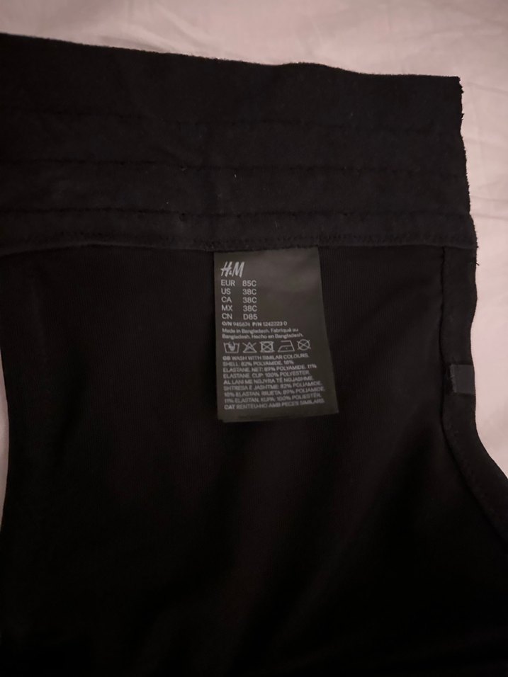 H&M Siyah Mikrofiber Korse 85C - Görsel 5