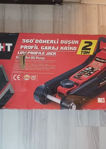 2 Ton Kapasiteli Kriko 360° Dönerli