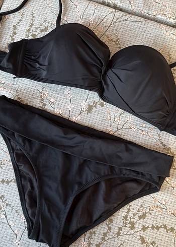 LC Waikiki Siyah Strappy Kadın Bikini Takımı