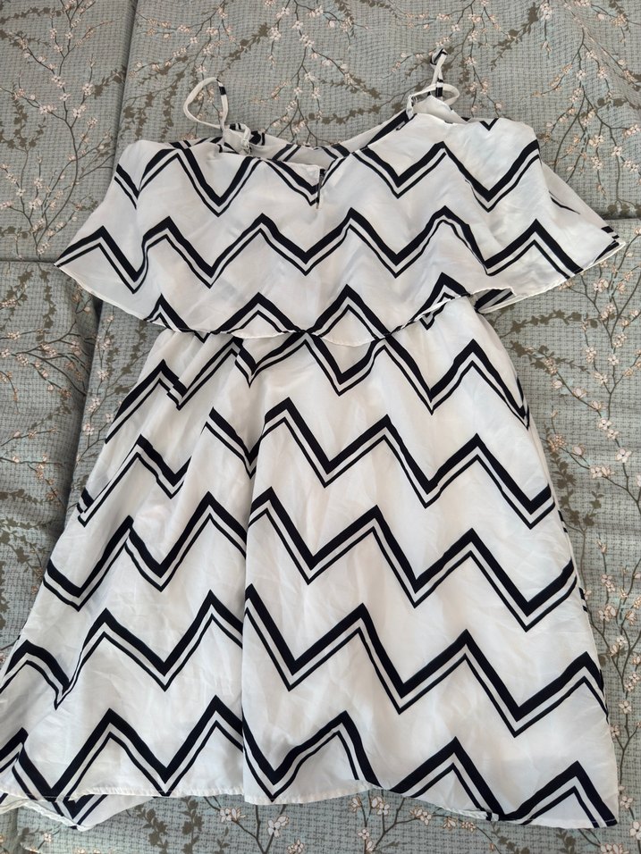 Zebra Desenli Bohem Straplez - Görsel 2