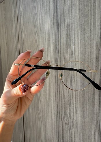  Beden siyah Renk Kadın Parlak Minimalist Gözlük
